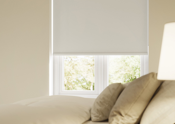 Solari (Blackout), Soft Grey - Twist&Fit Roller Blind - Image 5